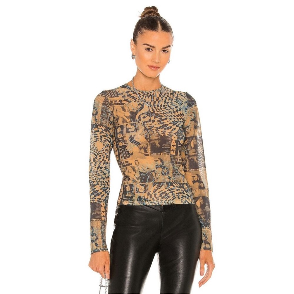 Miaou Long Sleeve Tee in Wanted